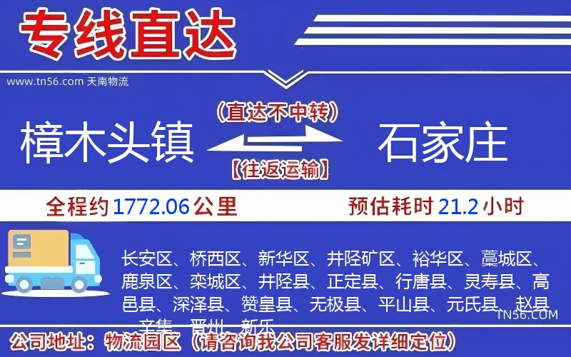 樟木頭鎮(zhèn)到石家莊物流公司 樟木頭鎮(zhèn)到石家莊物流公司