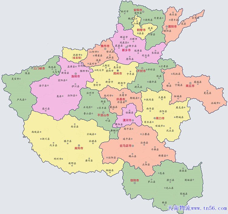 河南省地圖www.cuidea.com